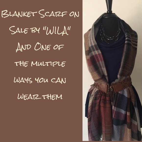 WILA Accessories - 💥Last Chance b/4 ITS pulled from site!PLAID SCARF